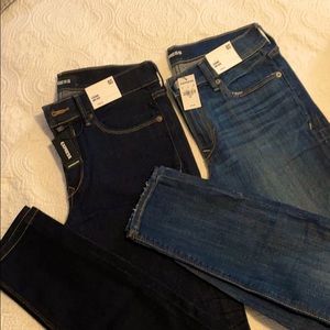 NWT- bundle of 2 Express Jeans- MidRise 6S